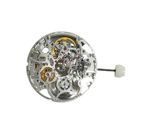 GENUINE Hermes 2892a2 Skeleton mechanical watch Automatic MOVEMENT