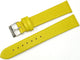Watch Band Genuine Leather Yellow Lizard Grain Flat 18*16MM Top Quality