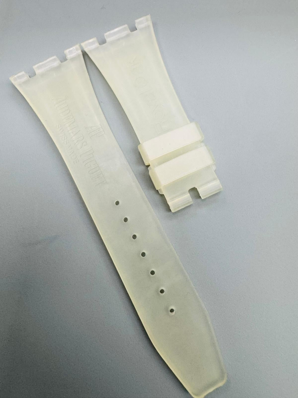 High-Quality SemiTransparent Rubber Watch Band – 27mm for AP Watches | No Buckle