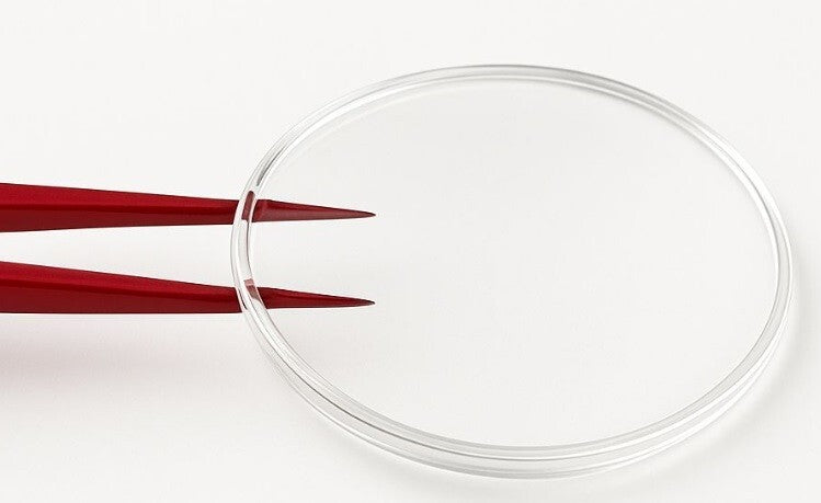 Pan Shape Watch Sapphire Crystal  Dia 36.5* 3.7* 2.8mm AR Blue Coated
