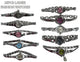 10pcs Set Women's Fashion Steel Band A13 Quartz Multi-Design Watch Bracelet