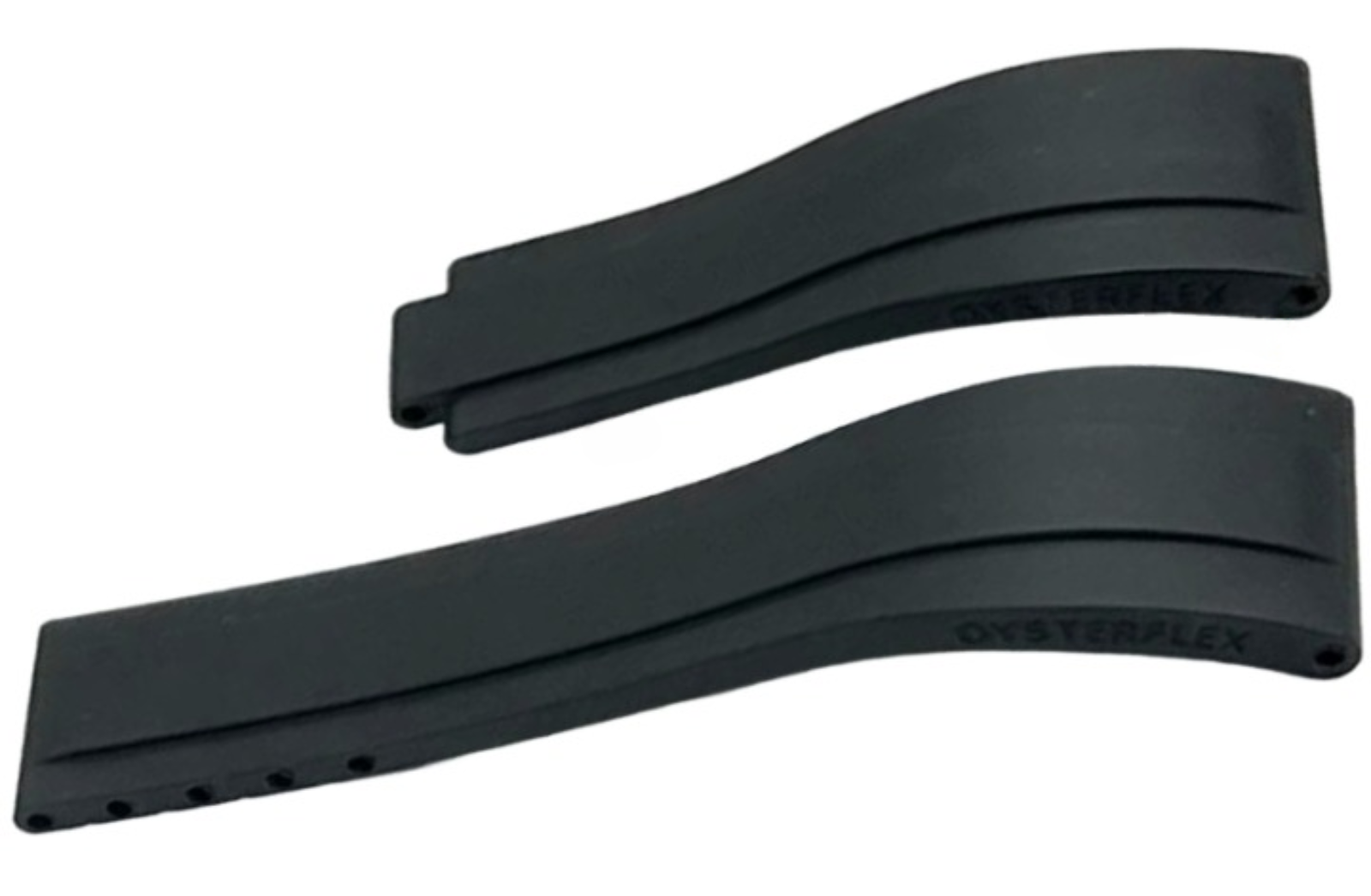 ROLEX Black OYSTERFLEX Watch Band 20MM Fit SUBMARINER, Rolex Deepsea & others