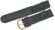 Watch Band 18MM Genuine Leather Black Color