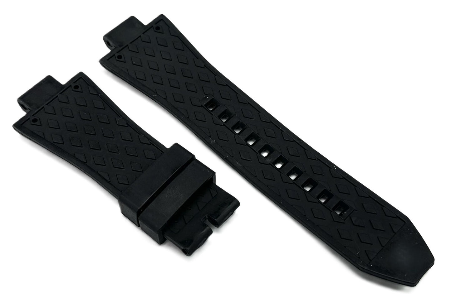 13mm Classic Black Rubber Replacement Watch Band for Michael Kors, Dylan Watches