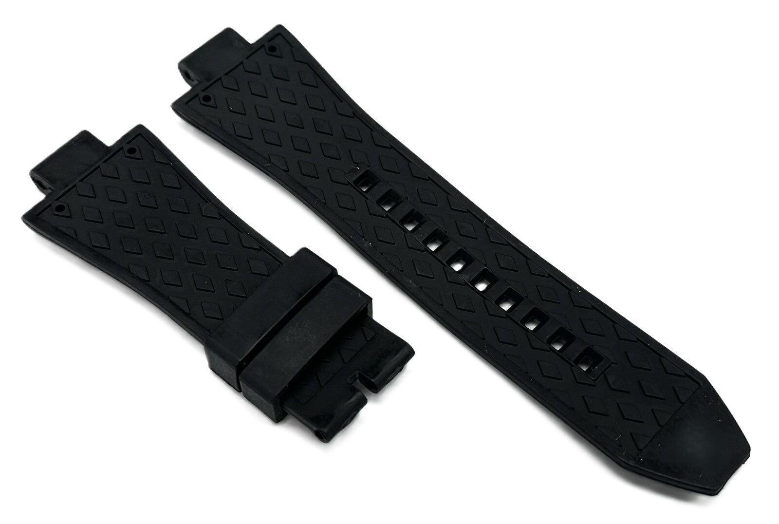 13mm Classic Black Rubber Replacement Watch Band for Michael Kors, Dylan Watches