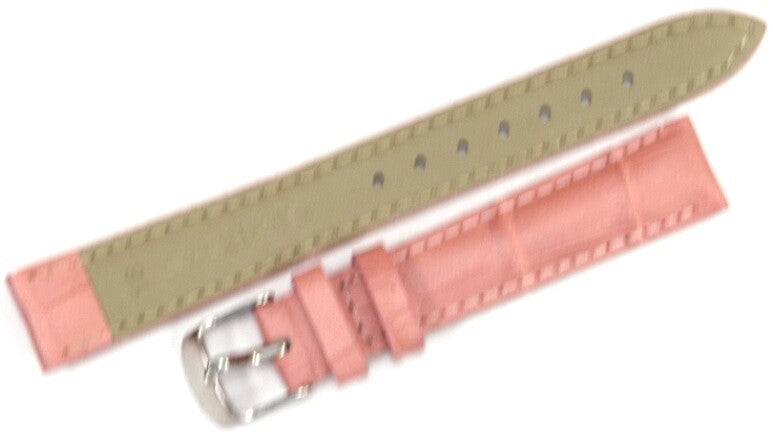 Watch Band Genuine Leather 16,18,20,22,24MM Pink Padded (Excellent Quality)