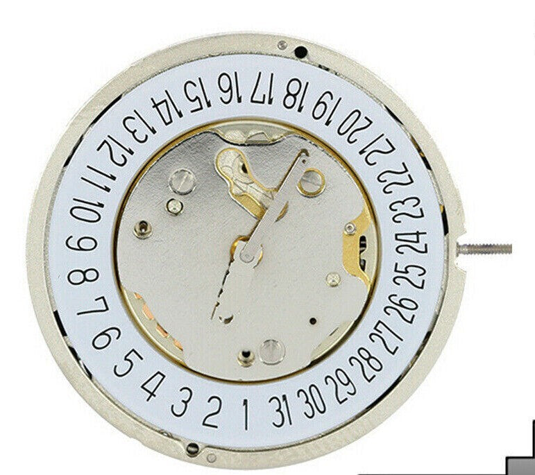 Ronda 5021.D Quartz Chronograph Movement, 3 Hand, Date at 6 (Multiple Variation)
