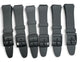 LOT OF 6 Silicone Watch Strap Quick Release 17mm Soft Rubber Band