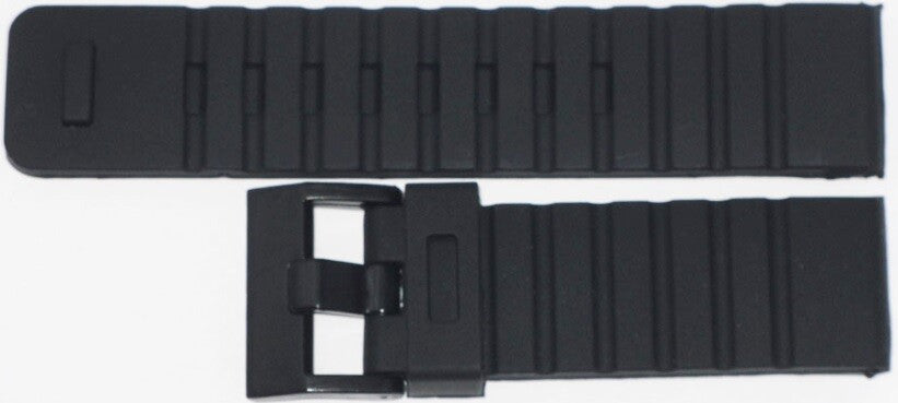 Watch Band Silicone Black 24mm (Heavy) Sports Watches
