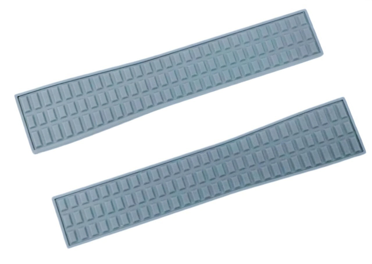 High Quality Rubber Watch Strap Grey Color fit to PATEK P Aquanaut 19x16m