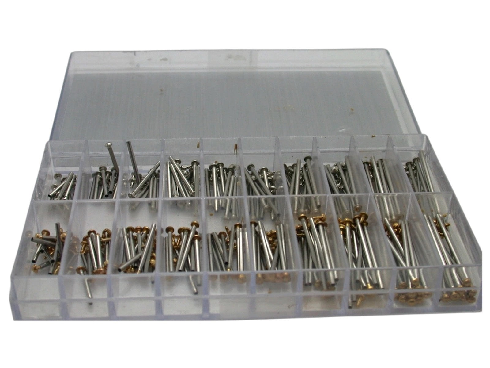 200PCS Stainless Steel Push-In Spring Bars – Watch Band Pins Kit (10–28mm)