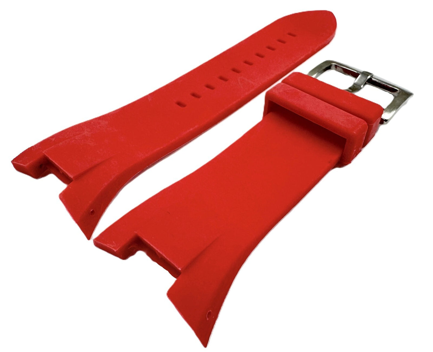 31 mm Replacement Rubber Watch Band for Armani Exchange Chronograph Watches