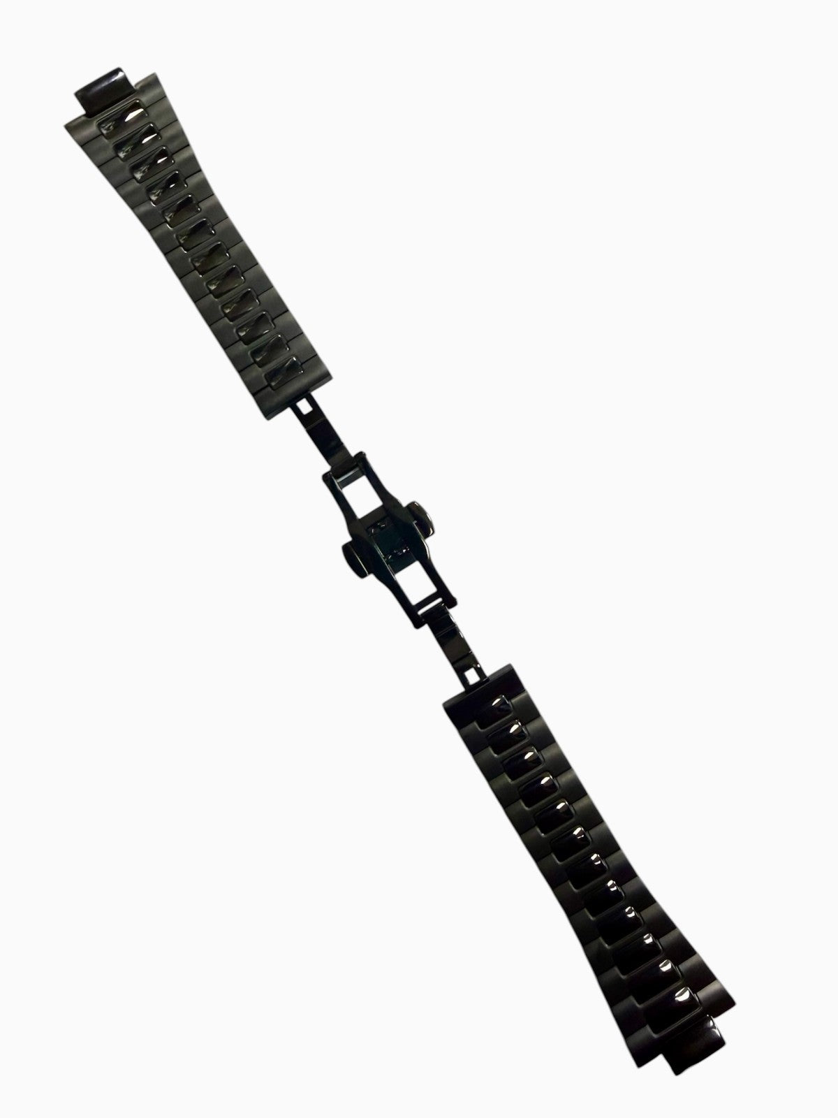 25mm Thick Stainless Steel Black Watch Band Suitable for Patek Philippe Watch