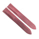WATCH LEATHER DEPLOYMENT BAND STRAP FOR CARTIER  23X18MM BURGUNDY WATCH TOP QLTY