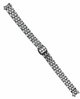 Top Quailty,Stainless steel silver-tone Curved end Band for Highend Watches-11mm