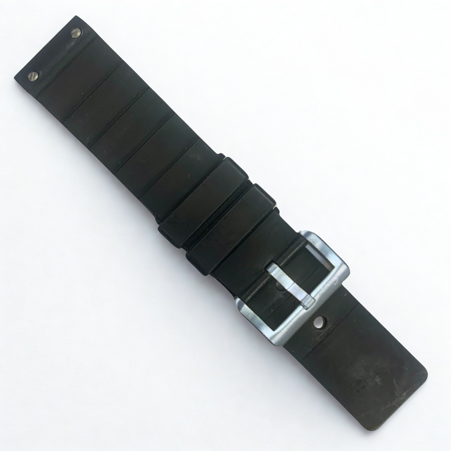 23mm Black Silicone Rubber Watch Band Strap for Cartier | Sport Style