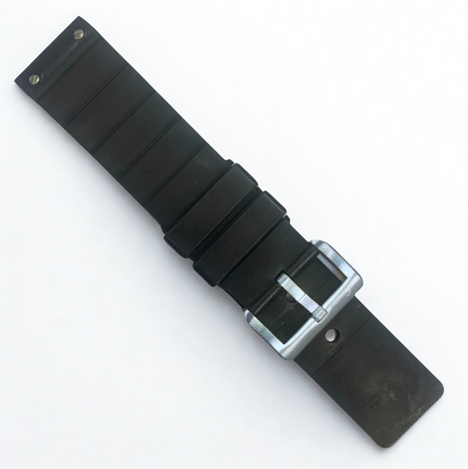 23mm Black Silicone Rubber Watch Band Strap for Cartier | Sport Style
