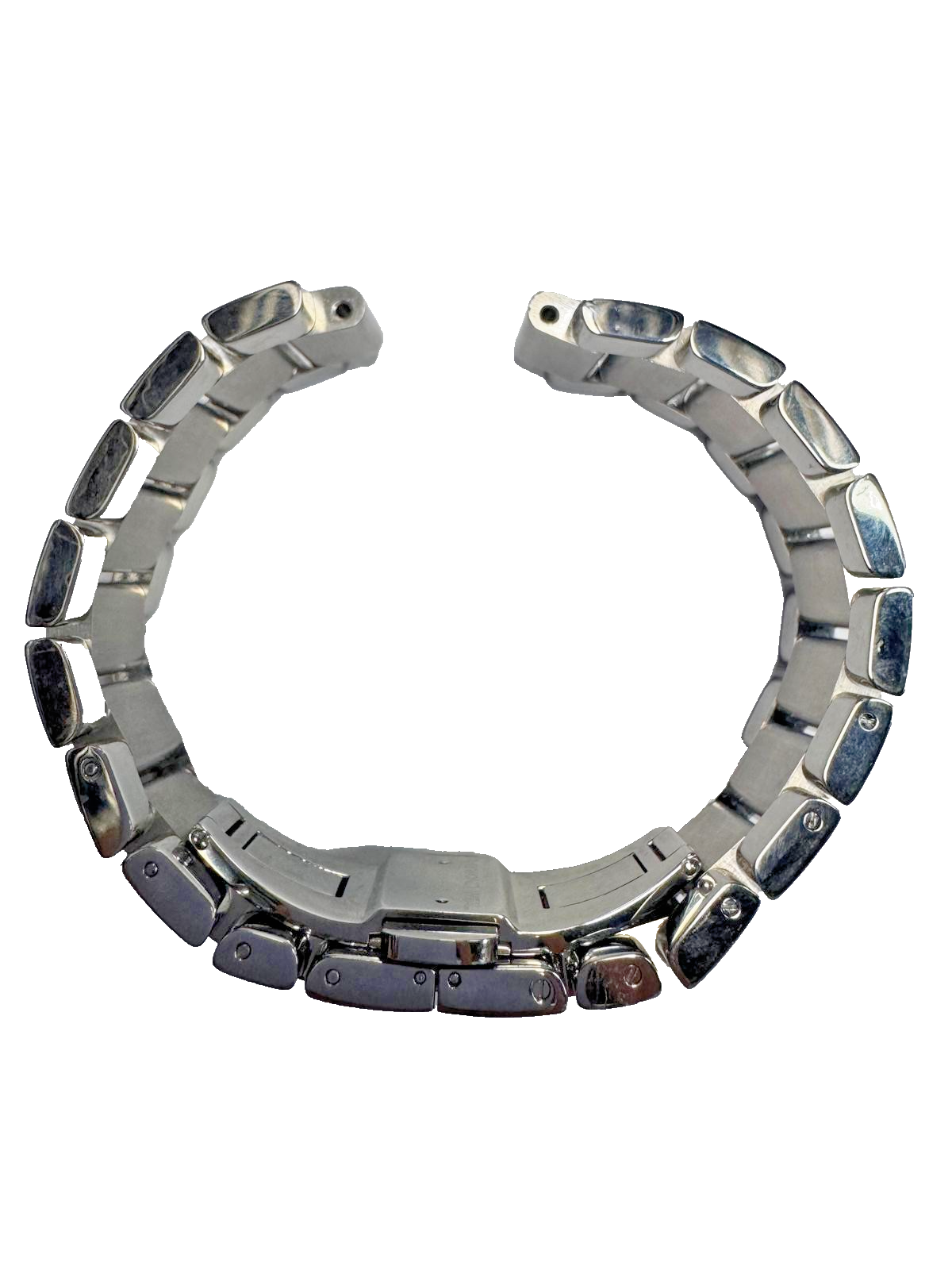 22mm Stainless Steel Silver Color Watch Bracelet Band compatble for Raymond Weil