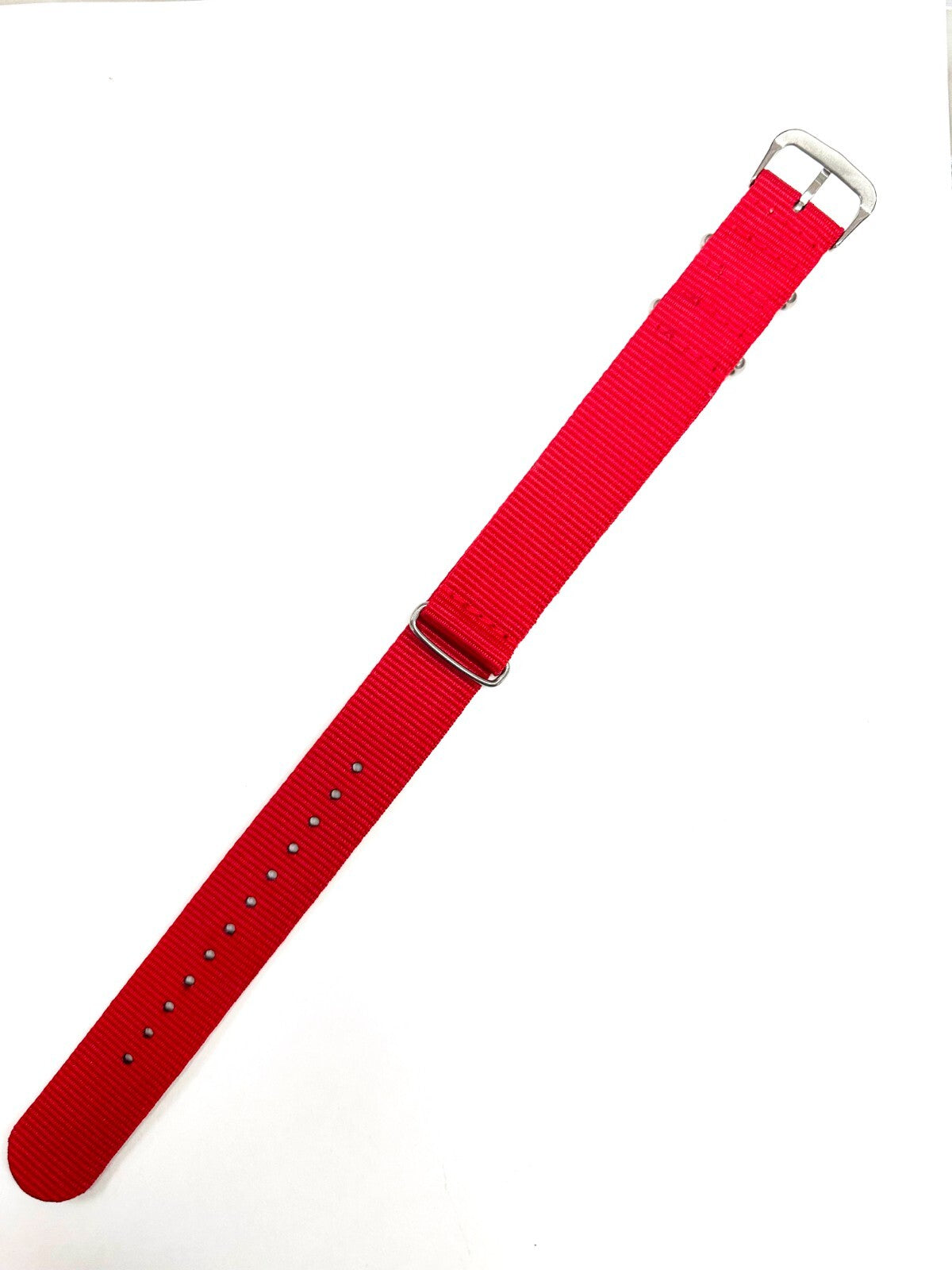 ONE PIECE NYLON BAND RED COLOR SIZE 18/20/22/24MM HIGH QUALITY BAND