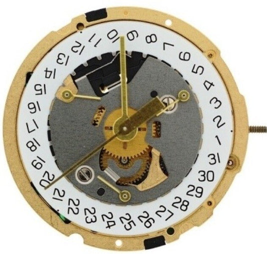 ETA 251.471 / 474 Watch Quartz Movement Date at 4 Position  Horizontal Numbers 