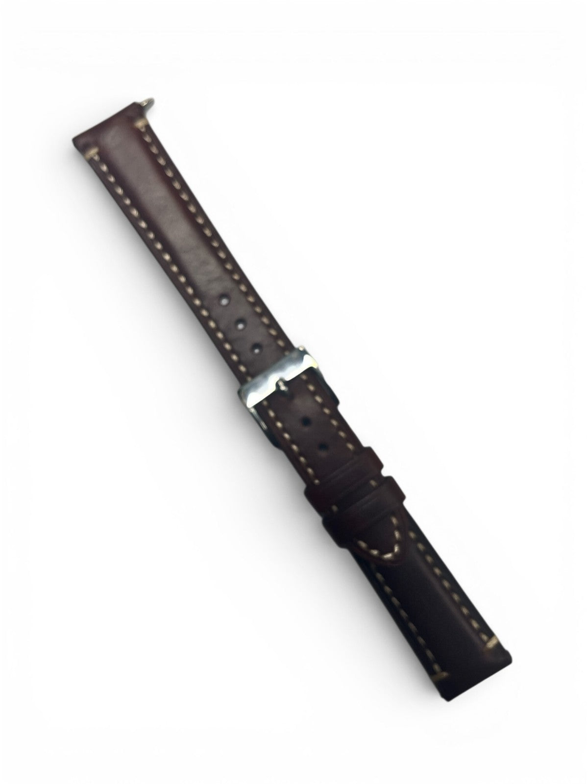 Genuine Calf Leather Dark Brown Watch Band with quick release pin 24 * 20 MM