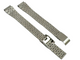 Metal Ladies Watch Band 12MM, Box-Link Designed 2-Piece, Silver Color