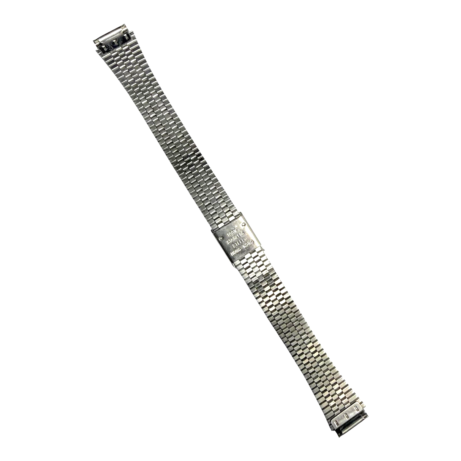 Lot of 5 Watch Bands Silver-tone Color Metal Ladies 12mm