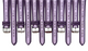 LO&CO Watch Band 16mm Regular Purple Genuine Leather  Stitched, Padded (Lot of 6