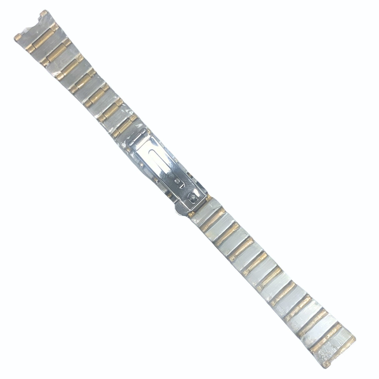 OMEGA 1551/861 Steel Watch Band - 16mm with 10mm Lug Fit - Two Tone(Gold&Silver)