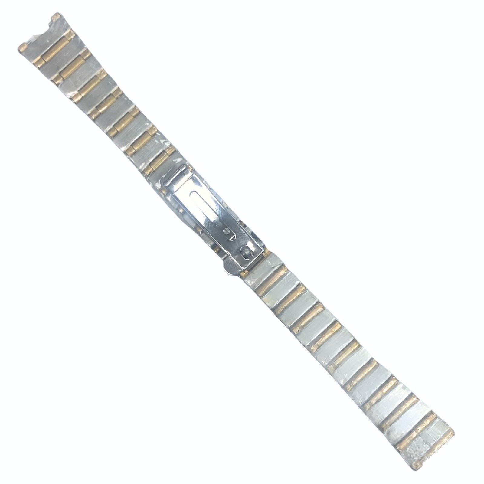 OMEGA 1551/861 Steel Watch Band - 16mm with 10mm Lug Fit - Two Tone(Gold&Silver)