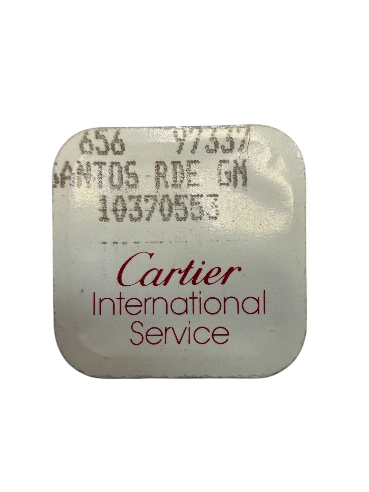 Authentic Cartier Santos RDE GM Component Ref. 10370553 / 656 97337 (Open Pack)
