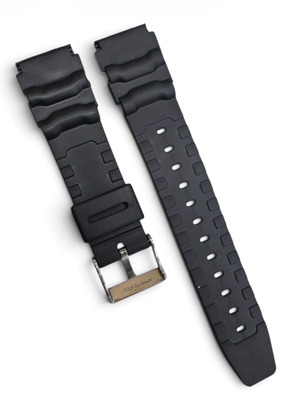 20MM BLACK WATER RESIST WATCH BAND for Seiko, Citizen Diver Sports Watches