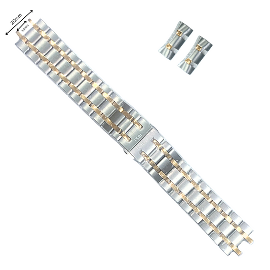 Quality Stainless Steel Watch Band - 20mm - Compatible Tissot Tourelles T099407A