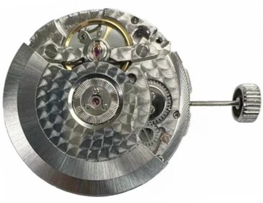 Chinese Watch Movement Automatic Day Fly Back TY2504 3H, 2Eyes Date At 9:30