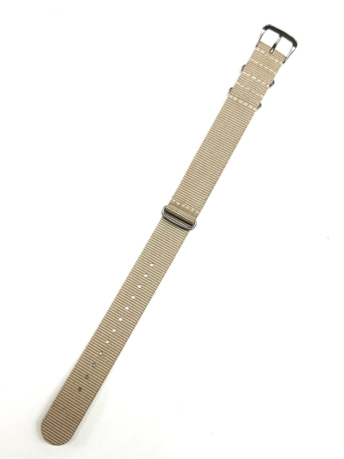 ONE PIECE NYLON BAND BEIGE COLOR SIZE 18/20/22/24MM HIGH QUALITY BAND