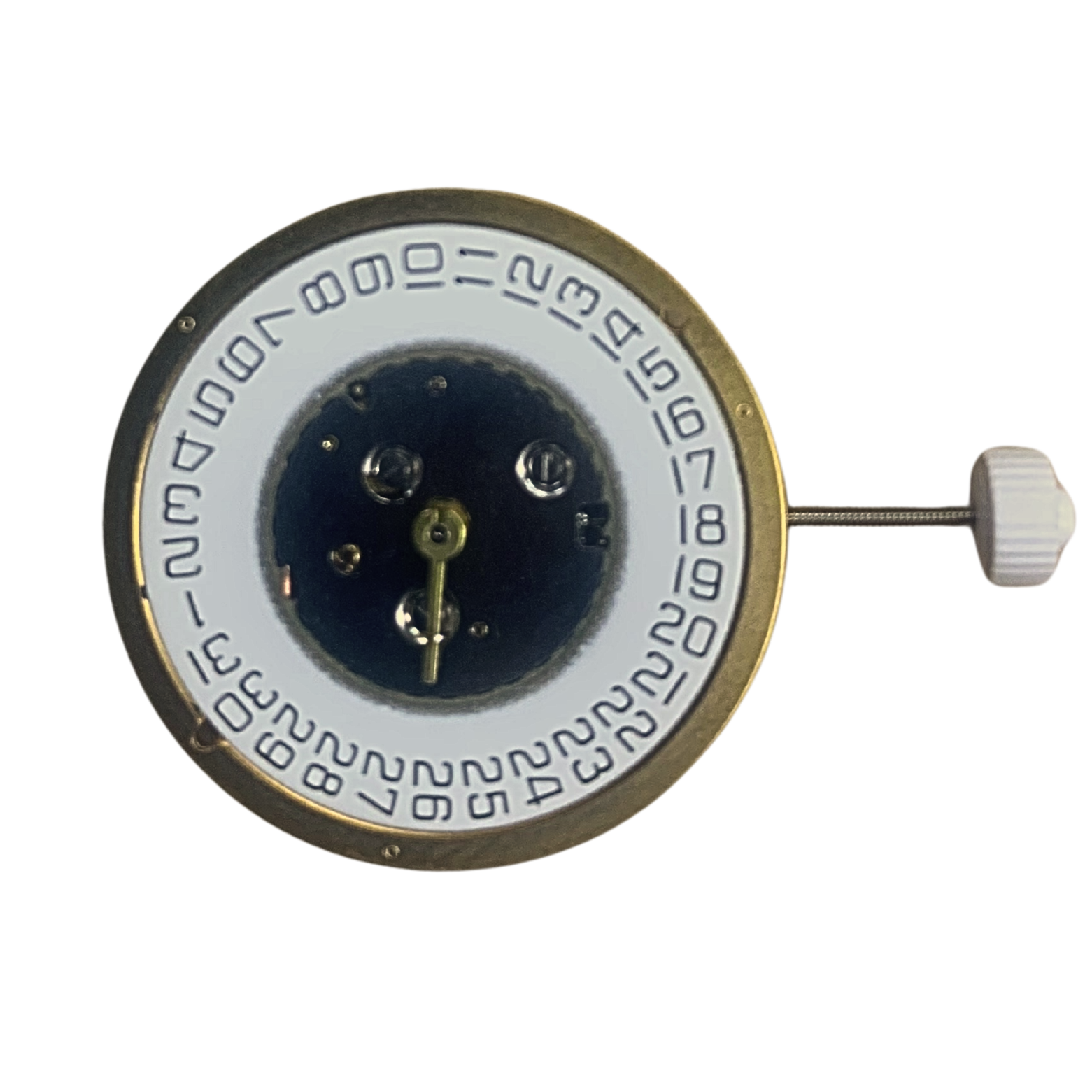 Watch movement 23.8mm 2Hands Height 1.9mm w/ Date Position at 3 for ISA 230