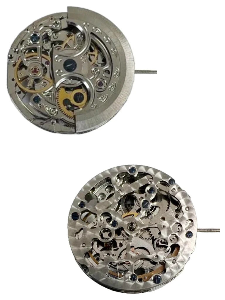 Multi-Function Automatic SKELETON Watch Movement 2196, 3 HANDS