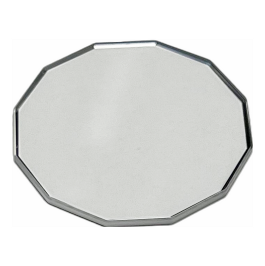 Generic Sapphire Crystals (30.0×1.20)mm fit AUDEMARS PIGUET Hexagon  Silver Trim