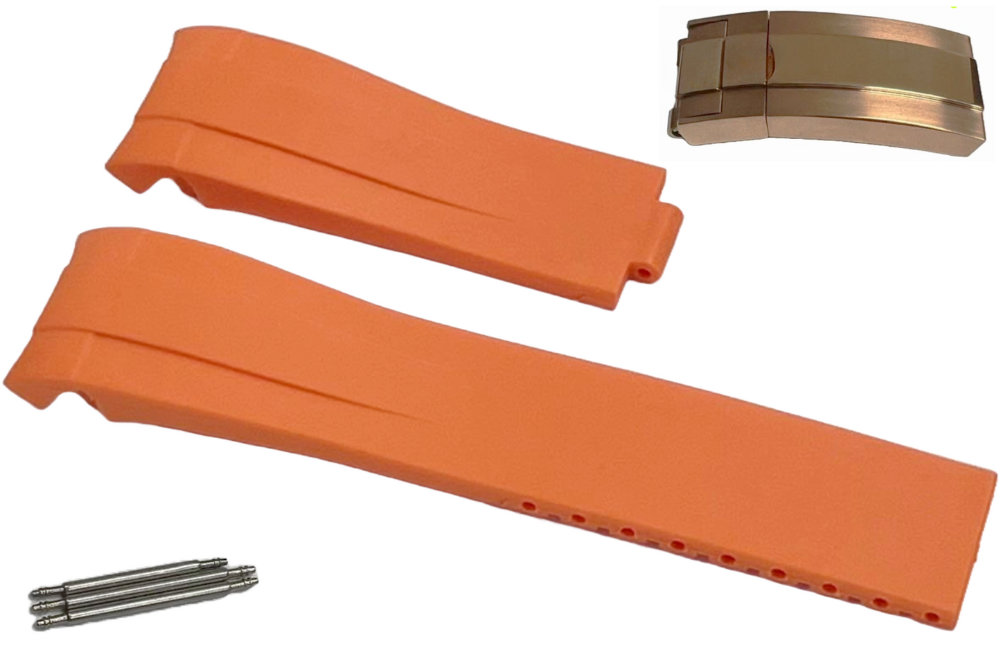 ROLEX ORANGE Watch Band 21MM Fits DateJust SUBMARINER GMT DAYTONA EXPLORER