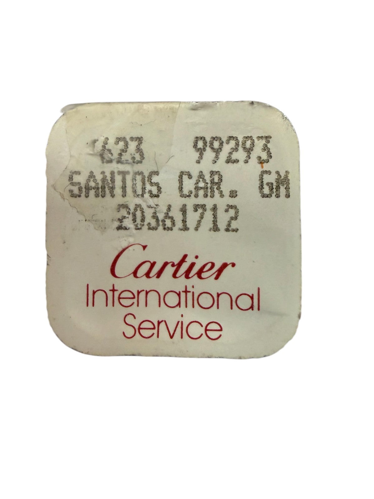 Authentic Cartier Santos CAR GM Screw – Ref. 20361712 / 623 99293 (Open Package)