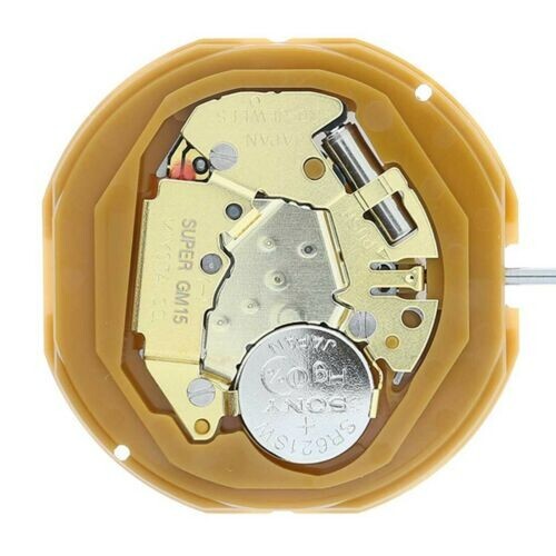Miyota/Citizen Watch Movement GM15 2 Hand Date At 3:00 Overall Height 3.9mm