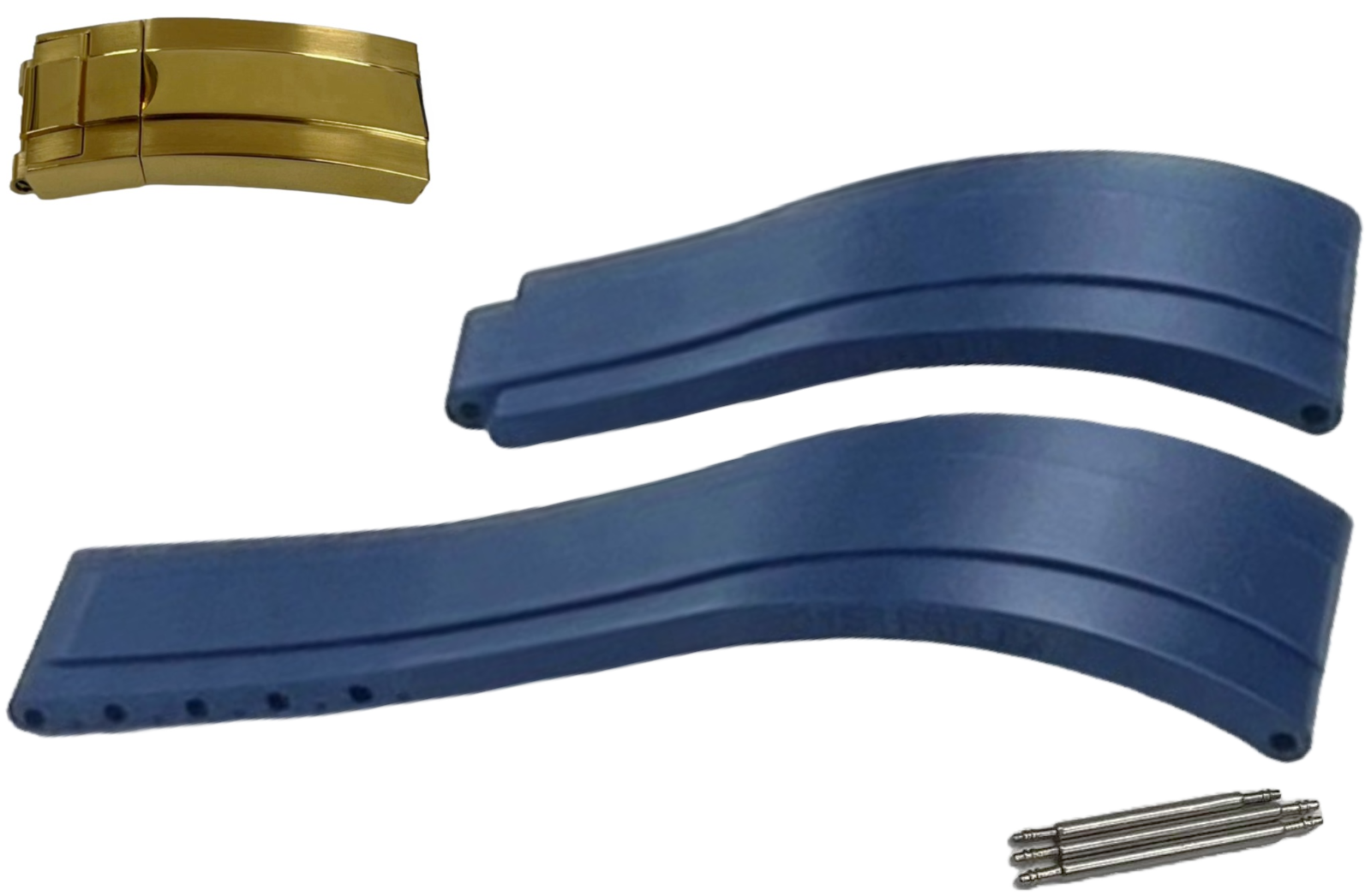 ROLEX Dark Blue OYSTERFLEX Watch Band 20MM Fit SUBMARINER, Rolex Deepsea &others