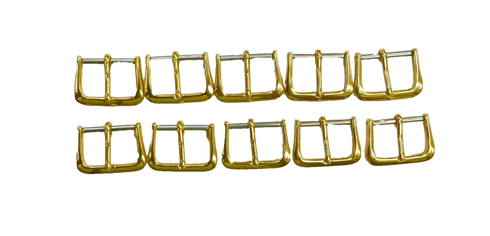 16MM WATCH BUCKLE  FOR WATCH BAND STRAP SHINY GOLD ( 10 pcs in a bag)