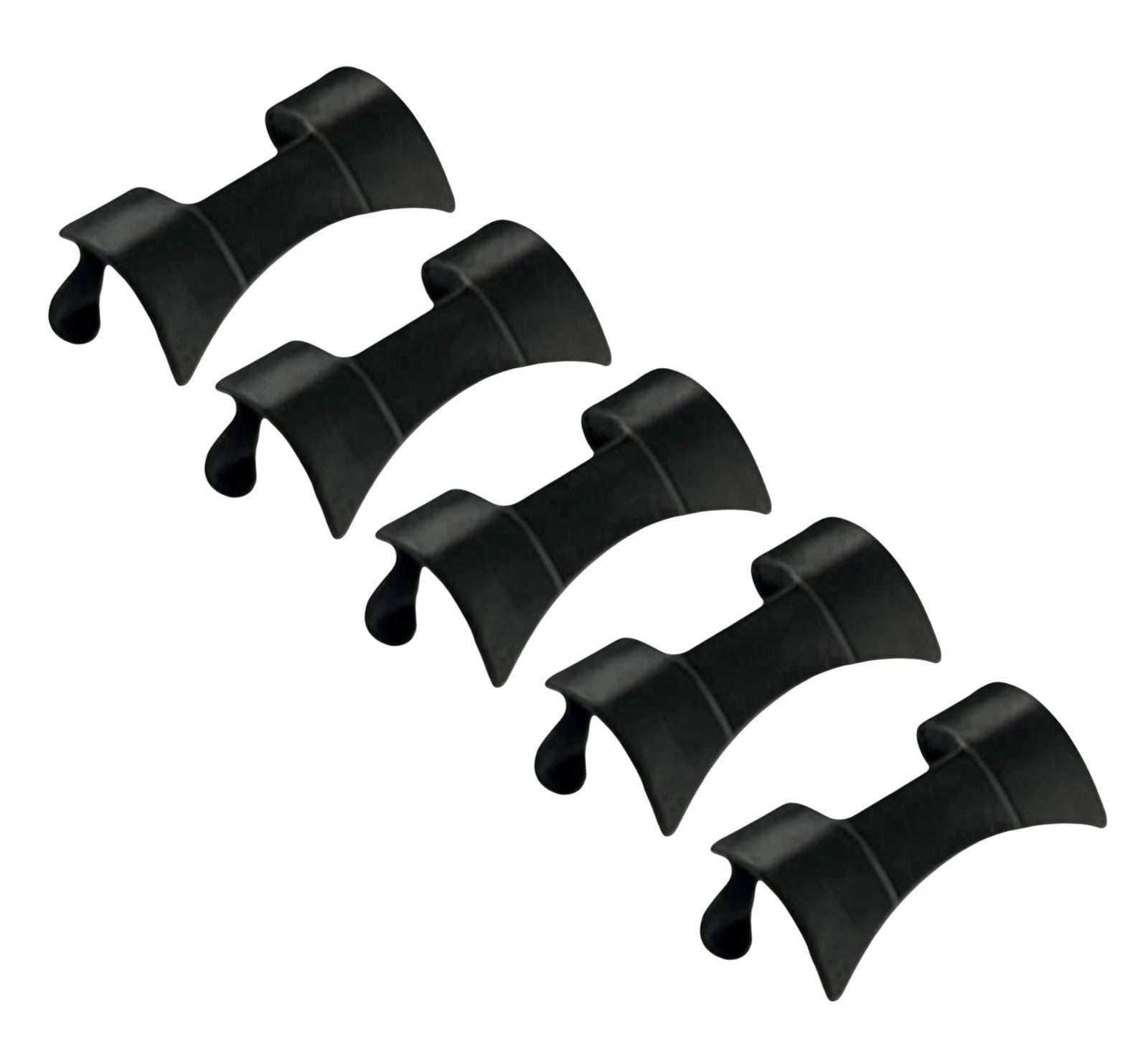Invicta Black Watch Band End Piece Curved Fit – 24mm (Pack of 5)