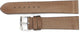 Watch Band Brown Genuine Leather (Flat) 20MM  Satin Finishing