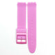 Swatch Watch Band 17 MM in Hot Pink, Red, Blue, Transparent Speed Bump Style