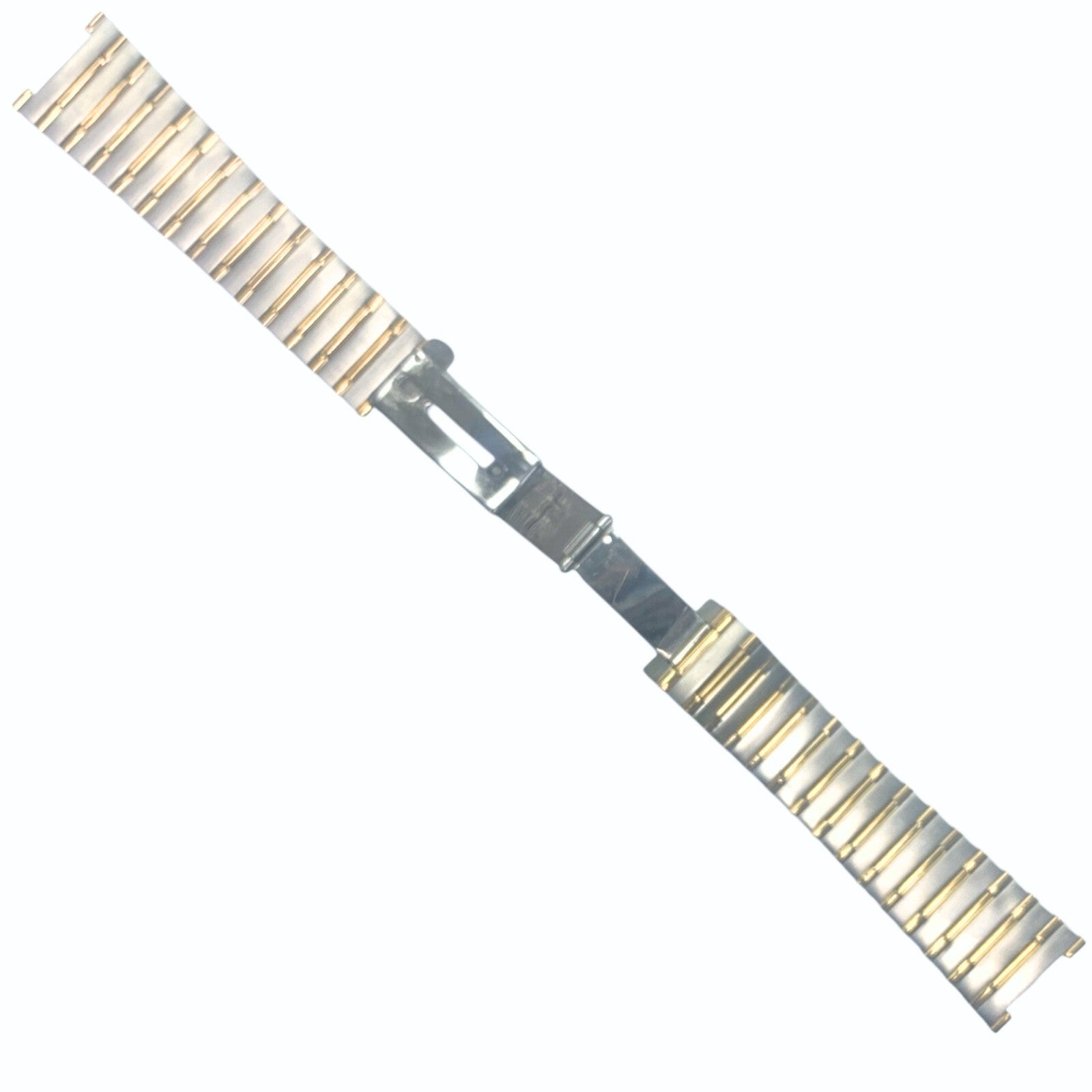 OMEGA 1551/861 Steel Watch Band - 23mm with 14mm Lug Fit - Two Tone(Gold&Silver)