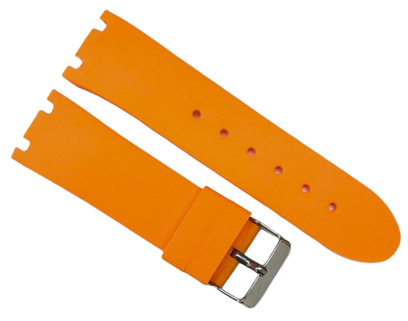 24mm Orange Color Silicon Rubber Replacement Watch Band for JOE RODEO Master
