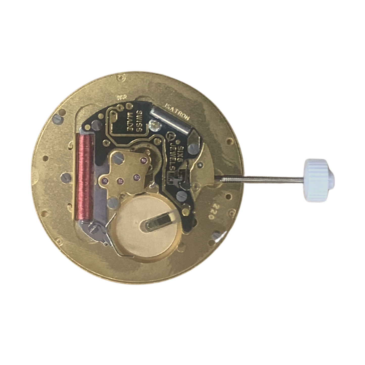 Watch Movement - 10 1/2' 2Hands Height 1.9mm w/ Date Position at 3 For ISA 220