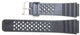Watch Band 20MM PVC Plastic Black  fit Casio, Timex and Other Watches 1105